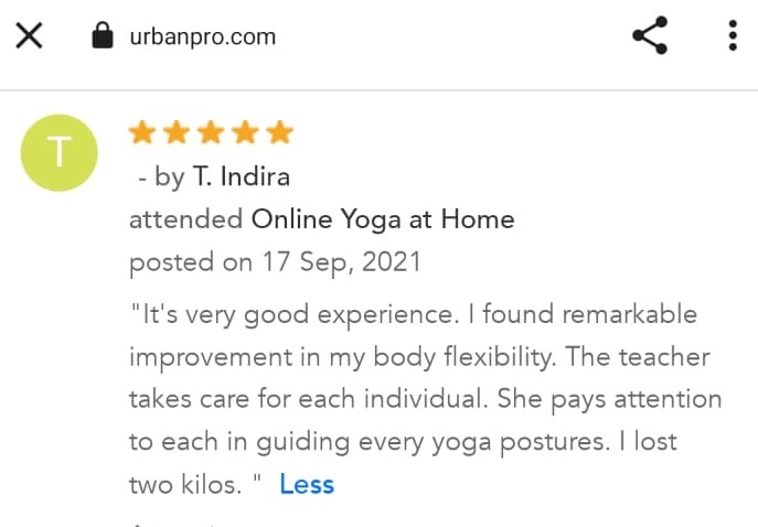 Online Yoga Classes for ladies